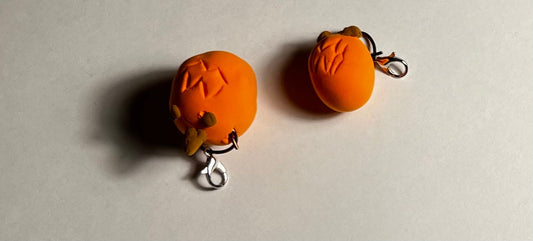 Halloween pumpkin keyrings